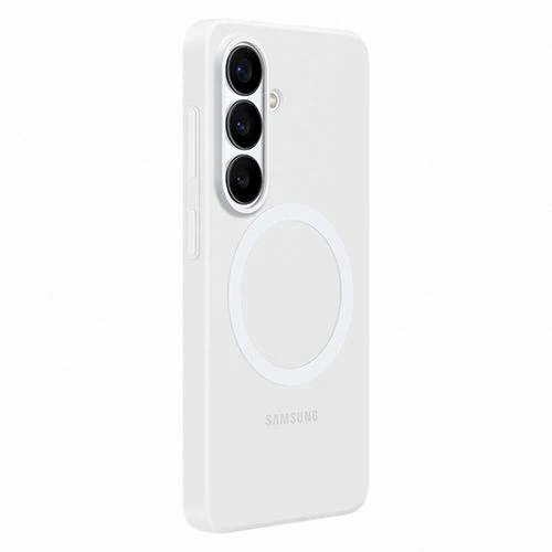 Capa Silicone Magnética Samsung para Galaxy S26 - Branco - Image 4