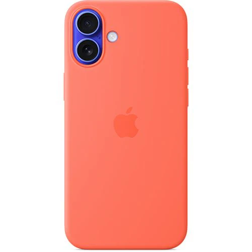 Capa Silicone MagSafe Apple para iPhone 16 Plus - Tangerina - Image 2