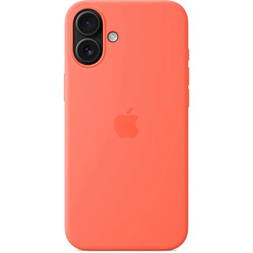 Capa Silicone MagSafe Apple para iPhone 16 Plus - Tangerina - Image 3