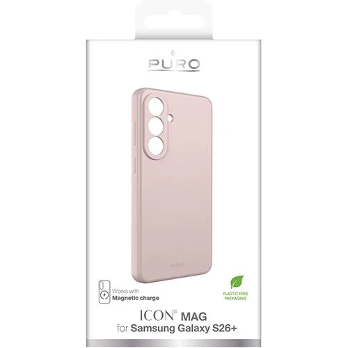Capa Silicone Puro Icon Mag para Samsung Galaxy S26+ - Rosa - Image 2