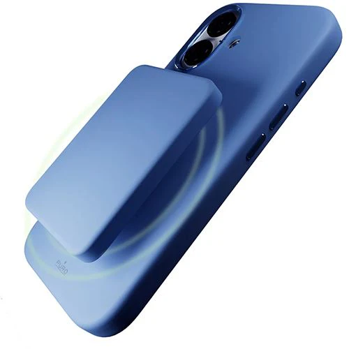 Capa Silicone Puro Icon Mag Pro para iPhone 16 - Azul (Blue Lagoon) - Image 8
