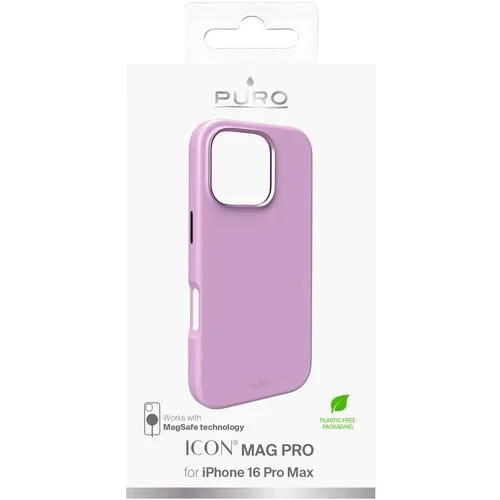 Capa Silicone Puro Icon Mag Pro para iPhone 16 Pro Max - Rosa (Coraltastic) - Image 4