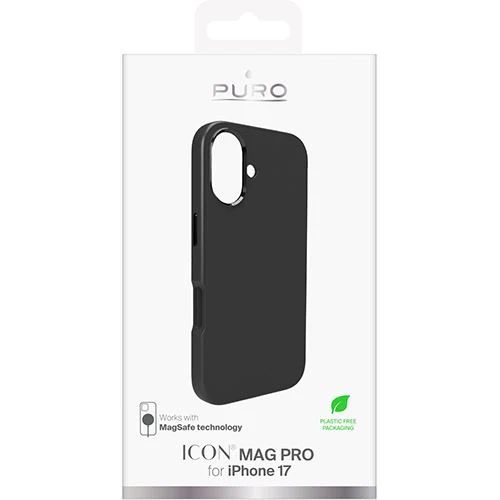 Capa Silicone Puro Icon Mag Pro para iPhone 17 - Preto - Image 2