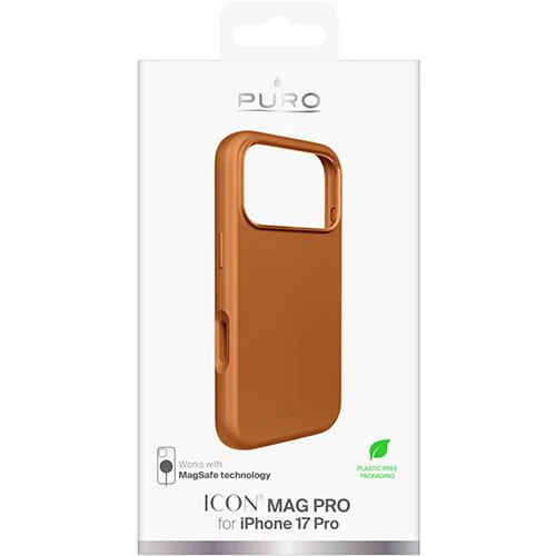Capa Silicone Puro Icon Mag Pro para iPhone 17 Pro - Laranja - Image 2