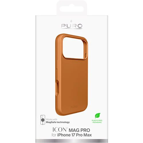 Capa Silicone Puro Icon Mag Pro para iPhone 17 Pro Max - Laranja - Image 2