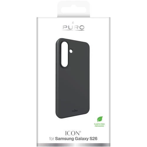 Capa Silicone Puro Icon para Samsung Galaxy S26 - Preto - Image 2
