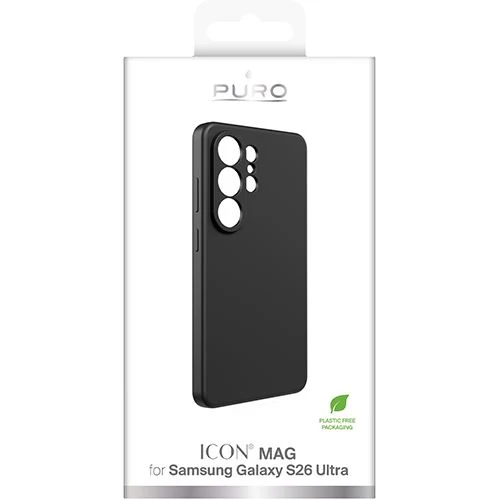 Capa Silicone Puro Icon para Samsung Galaxy S26 Ultra - Preto - Image 2