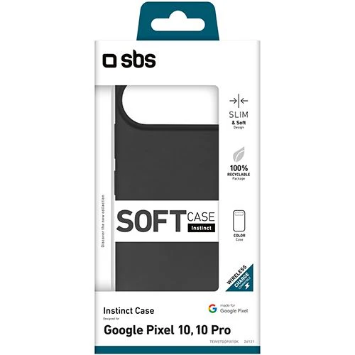 Capa Silicone SBS Soft Instinct para Google Pixel  10 / 10 Pro - Preta - Image 2