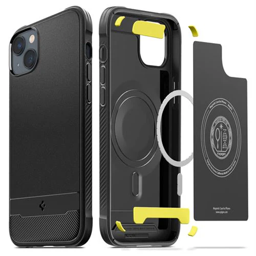 Capa Spigen Rugged Armor com MagSafe para Iphone 14 - Preto - Image 2