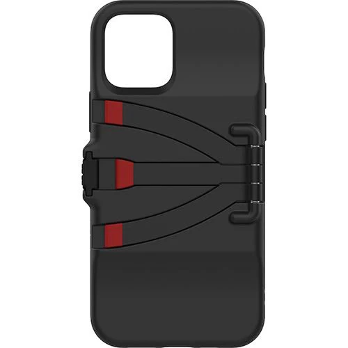 Capa StandPoint Joby para Apple iPhone 12 | iPhone 12 Pro - Preto e Vermelho - Image 2