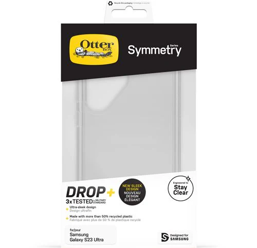 Capa Symmetry Otterbox Antimicrobiana para Samsung Galaxy S23 Ultra - Transparente - Image 5