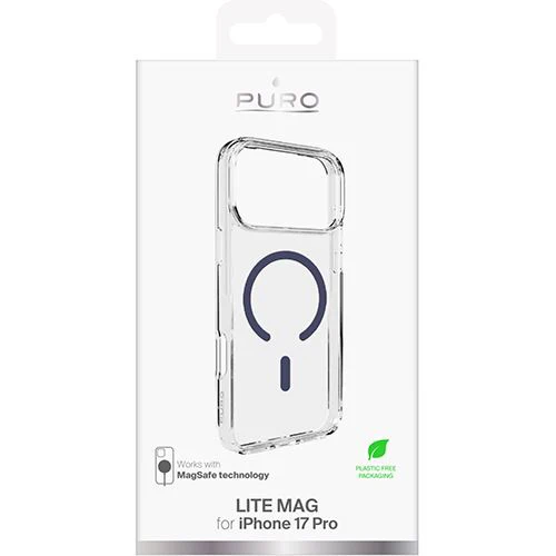 Capa TPU com MagSafe Puro Lite Mag para iPhone 17 Pro - Transparente / Azul - Image 2
