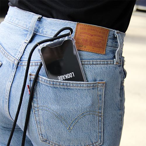 Capa TPU + Fita Lookabe para Huawei P30 - Transparente | Fita PretoCapa LOOKABE para Huawei P30 - Transparente | Fita Preto - Image 3