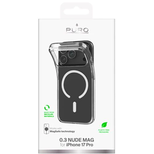 Capa TPU Puro Mag 0.3 para iPhone 17 Pro- Transparente - Image 2