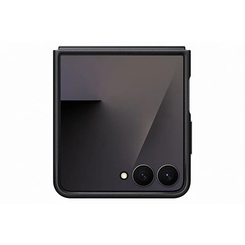 Capa Vegana Samsung para Z Flip7 - Preto - Image 4