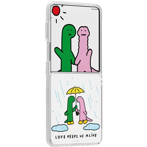Capa Wallpaper Inteligente para Samsung Z Flip7 - Cartão Joguman Rain - Image 2