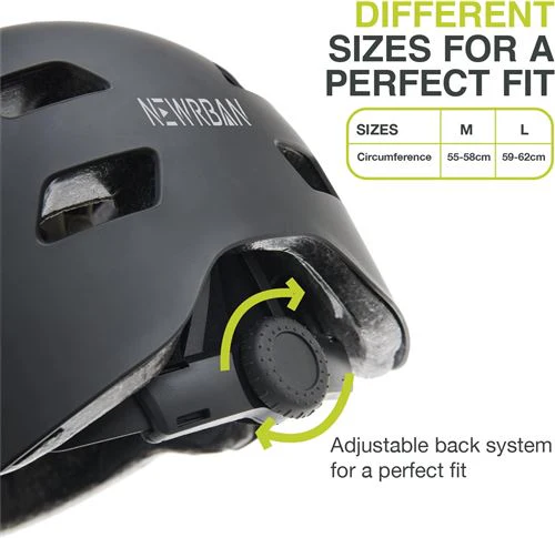 Capacete Newrban NEWMHELMETMK M Preto - Image 4