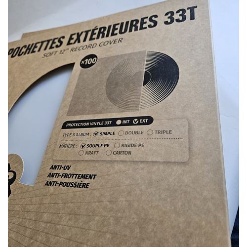 Capas Exteriores para Discos de Vinil 12" Rock on Wall - 100 Sleeves - Image 9