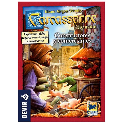 Expansão para Jogo de Tabuleiro Carcassone: Comerciantes e Construtores - Devir - Image 2