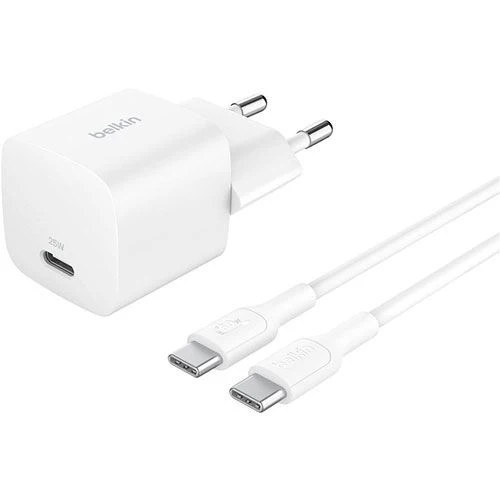 Carregador Belkin BOOST Charge 25W USB C 1m - Branco