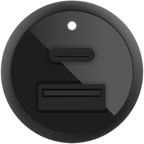 Carregador de Isqueiro Belkin BoostCharge Dual USB + USB-C -Preto - Image 2