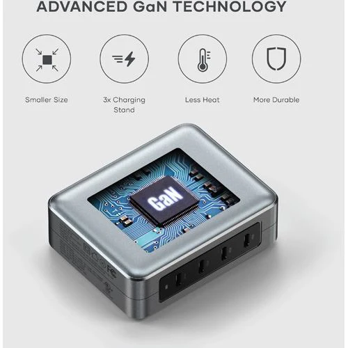 Carregador de Viagem Satechi Travel ST-W145GTM USB-C 4 Portas GaN 145W - Image 10
