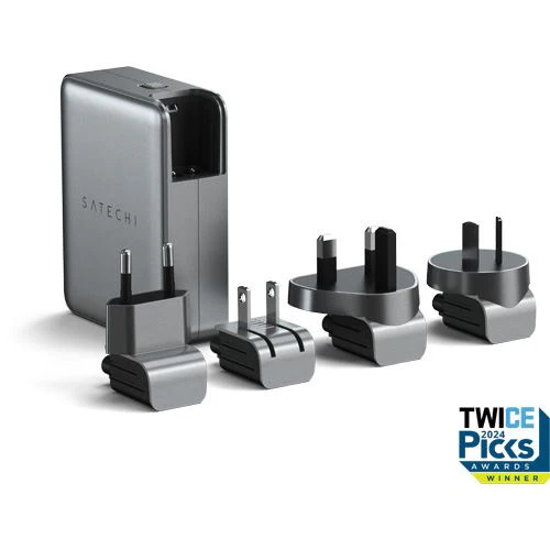 Carregador de Viagem Satechi Travel ST-W145GTM USB-C 4 Portas GaN 145W - Image 2