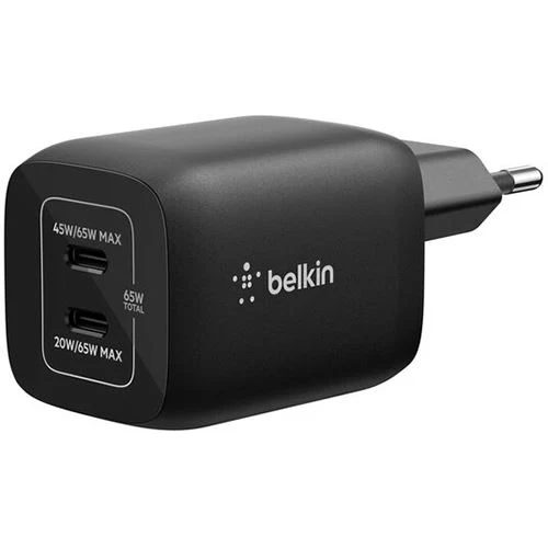 Carregador GaN 2 x USB-C Belkin para Nintendo Switch 2 - Preto - Image 4
