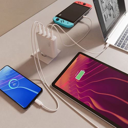 Carregador GaN USB-C Puro Mini Pro 140W - Branco - Image 8