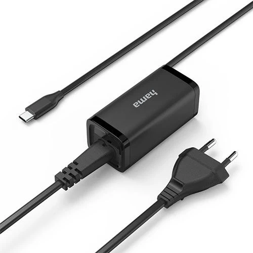 Carregador Hama USB-C Notebook Power  45W - Preto - Image 3