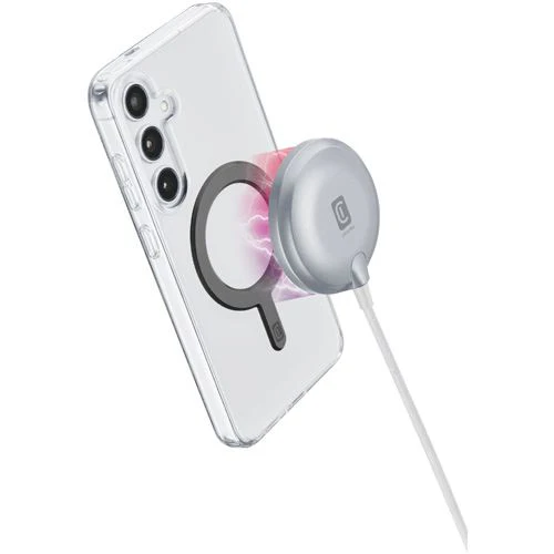 Carregador Magnético Wireless Qi2 Cellularline Power Mag Pad - 25W - Branco - Image 5