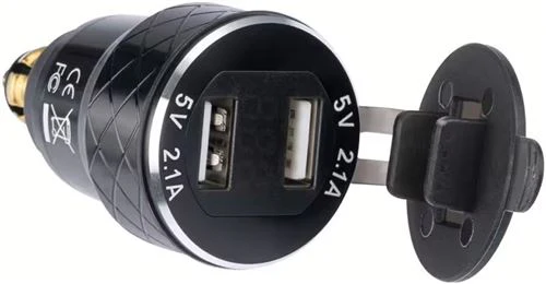 Carregador para Mota Interphone 2 x USB - Preto - Image 2