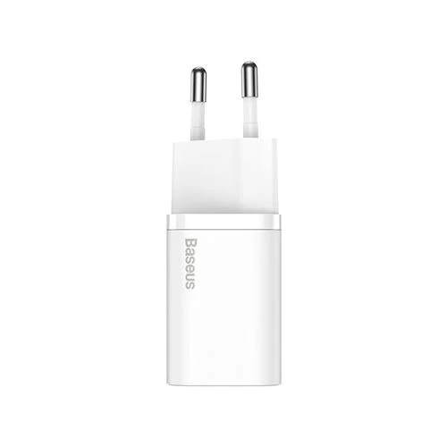 Carregador Rápido USB-C Baseus Super SI 25W + Cabo USB-C 1m - Branco - Image 3
