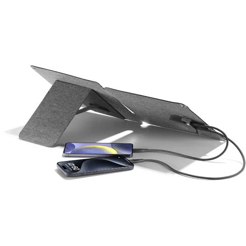 Carregador Solar USB+USB-C Cellularline 2 x 10W - Preto - Image 3