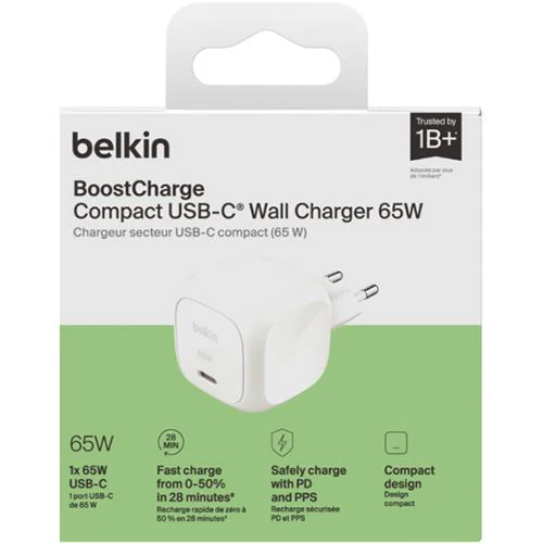 Carregador USB-C Belkin BoostCharge 65W - Branco - Image 4