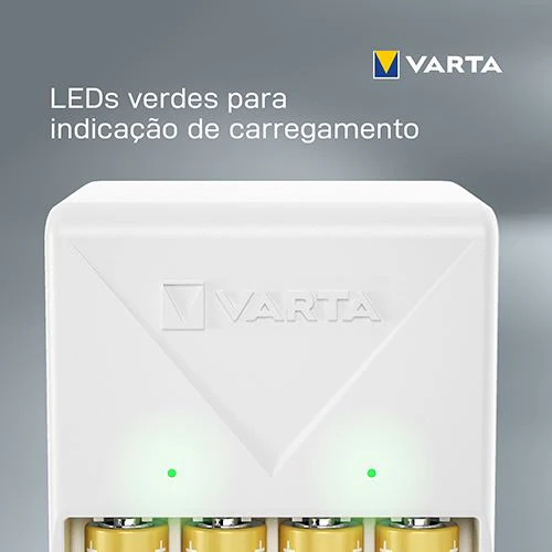 Carregador Varta Plug Charger AA/AAA + 4x Pilhas AA 2100mAh - Image 4