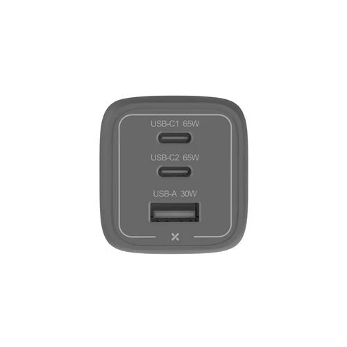 Carregador Wefix Pro GaN 65W 2x USB-C + 1x USB-A - Cinzento - Image 2