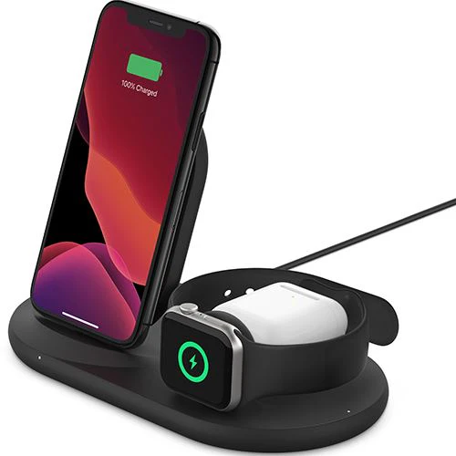 Carregador Wireless Belkin 3 em 1 - Preto - Image 2