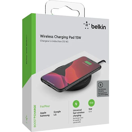 Carregador Wireless Belkin Base BOOSTCHARGE™ 15W - Preto - Image 3