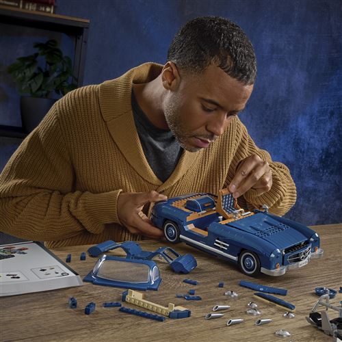 Carro Hot Wheels Mercedes-Benz 300 SL - Set de Construção 1600 Peças - Mega | Mattel  Brick Shop - Image 3