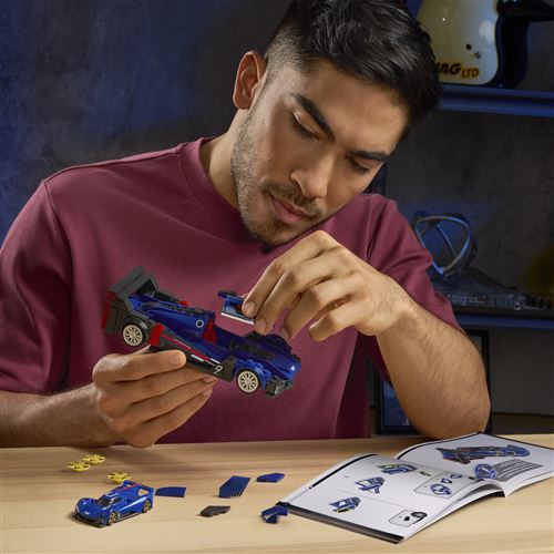 Carro Hot Wheels Speed Cadillac Project GTP Hypercar - Series Cadillac - Set de Construção 236 Peças - Mega | Mattel Brick Shop - Image 5