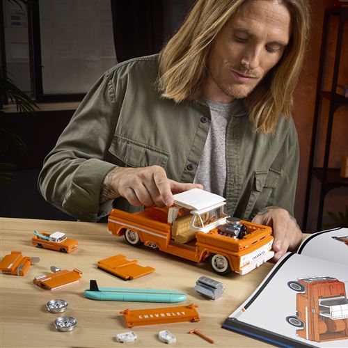 Carro Hot Wheels Speed Custom ´62 Chevy Pickup - Series Chevy - Set de Construção 858 Peças - Mega | Mattel Brick Shop - Image 5