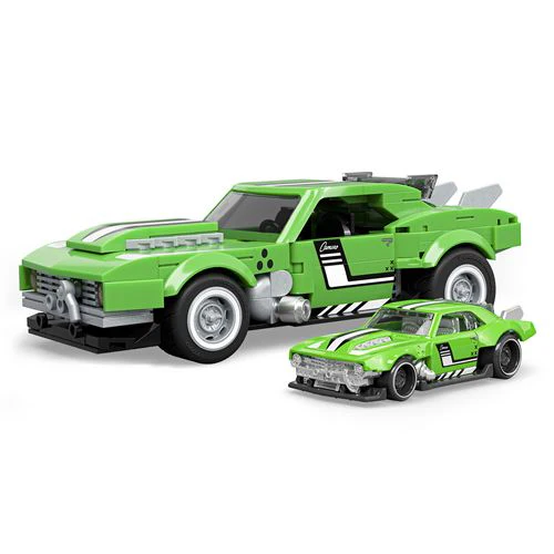 Carro Hot Wheels Speed Custom '68 Camaro - Series Camaro - Set de Construção 289 Peças - Mega | Mattel Brick Shop - Image 2