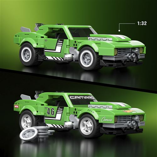 Carro Hot Wheels Speed Custom '68 Camaro - Series Camaro - Set de Construção 289 Peças - Mega | Mattel Brick Shop - Image 4