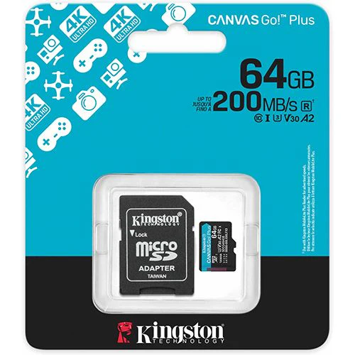 Cartão de Memória MicroSDXC Kingston Canvas Go! Plus Gen4 - 64GB - Image 3