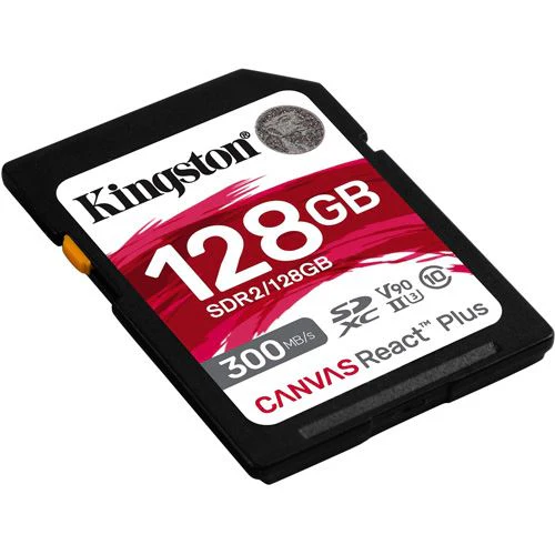 Cartão de Memória SD Kingston Canvas React Plus - 128GB - Image 2