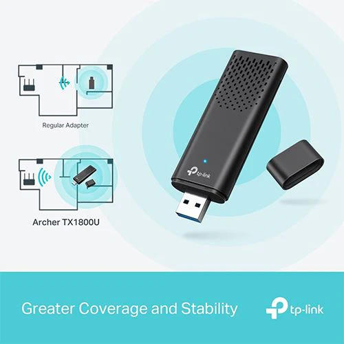 Cartão de Rede TP-Link Archer TX1800U | Preto - Image 5