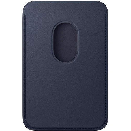 Carteira em tecido FineWoven com MagSafe para iPhone - Azul Navy - Image 2