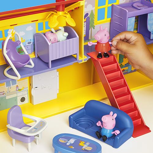 Casa Familiar da Peppa Pig - Sobrado Grande 16 Peças - Hasbro - Image 11