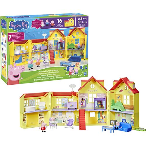 Casa Familiar da Peppa Pig - Sobrado Grande 16 Peças - Hasbro - Image 5